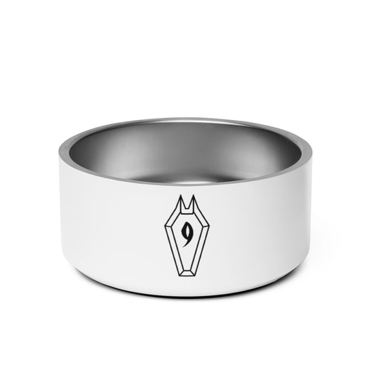 My 9th Life Coffin Logo Pet Bowl